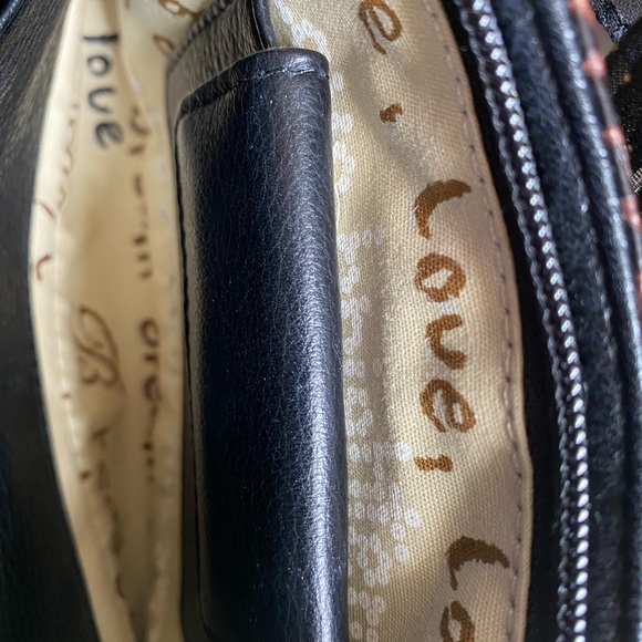 Brighton Black Genuine Leather Wristlet 👝🌷 - Picture 3 of 4